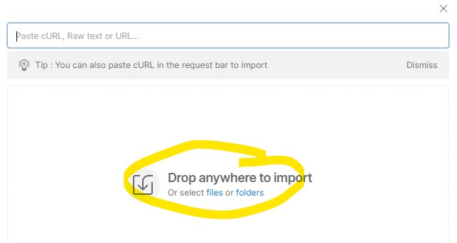 Import Postman
